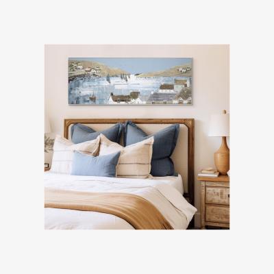 Dunelm Blue Bay View Framed Canvas