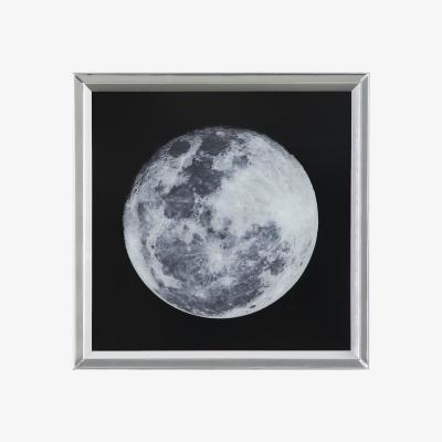 Dunelm Lyra Study Mirrored Art Black and white
