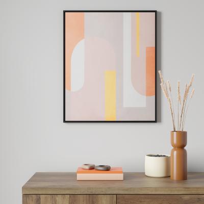 Dunelm Elements Abstract Canvas MultiColoured
