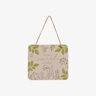 Dunelm Disney Bambi Home Sweet Home Hanging Plaque