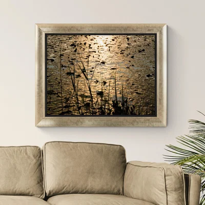 Dunelm Lilies by Mike Shepherd Framed Print Natural