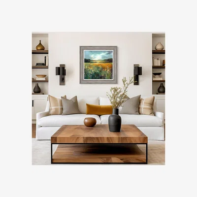 Dunelm Meadow Muse Framed Print