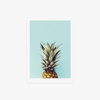 Dunelm East End Prints Pineapple Print Blue/Yellow/Green