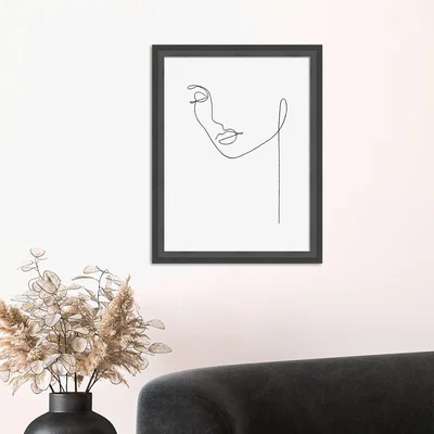 Dunelm The Art Group Dream Framed Print Black and white