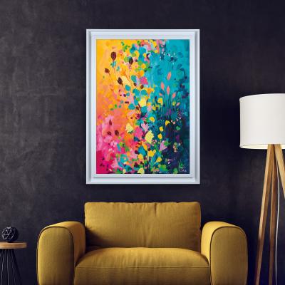 Dunelm The Art Group Premium Edit Spring Begins I Framed Print MultiColoured
