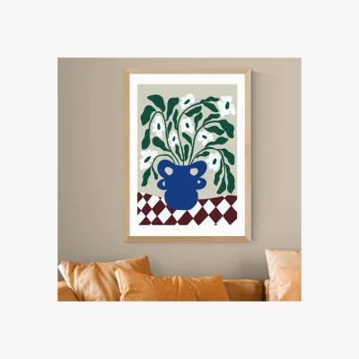 Dunelm East End Prints Greenery In A Vase Print