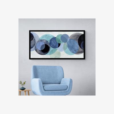 Dunelm Dreamy Blues Framed Print Blue