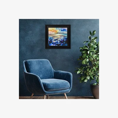 Dunelm Hebridean Resonance by Scott Naismith Framed Wooden Wall Art