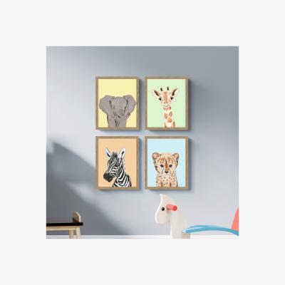 Dunelm Set of 4 Little Explorers Framed Prints