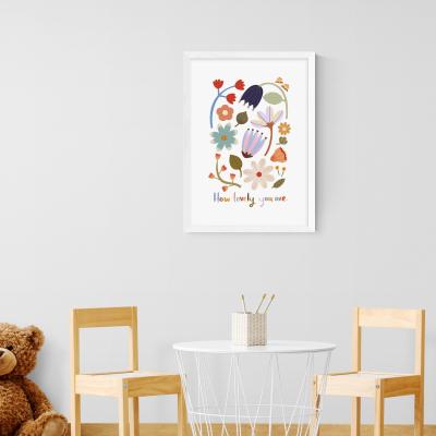 Dunelm East End Prints How Lovely You Are Print MultiColoured