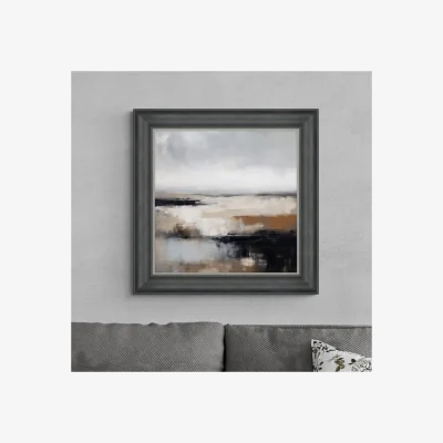 Dunelm Grey Horizons II Framed Print Grey