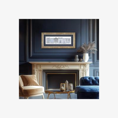 Dunelm Cedar & Sage Age of Elegance Framed Print