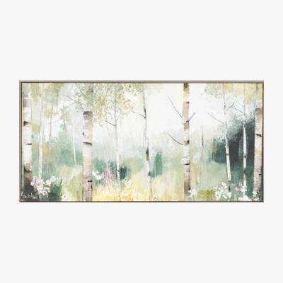 Dunelm Cedar & Sage Birch & Bloom Framed Canvas