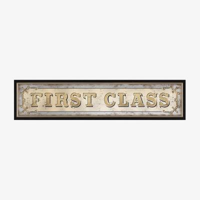 Dunelm First Class Framed Mirror Wall Art