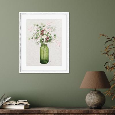 Dunelm The Art Group Vase III Framed Print Green