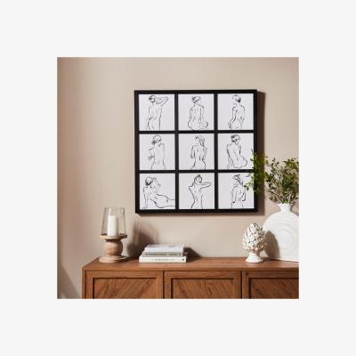 Dunelm Female Form Framed Wall Art
