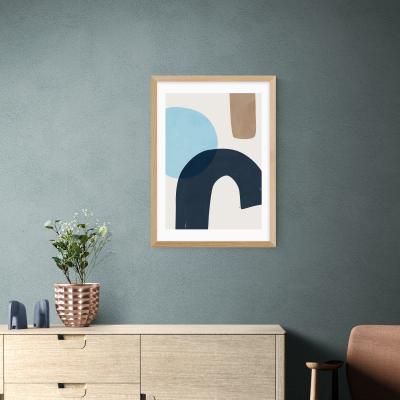 Dunelm East End Prints Casa Framed Print Blue