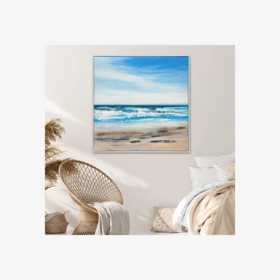 Dunelm All About the Sea by Joanne Last Framed Canvas