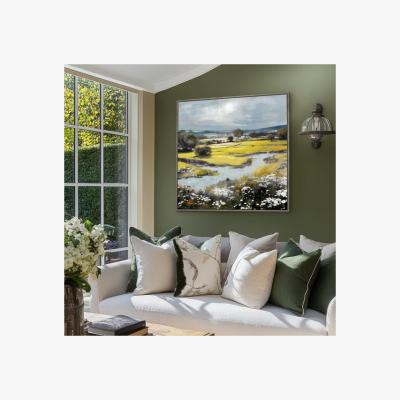 Dunelm Cedar & Sage Summer Splendour Framed Canvas