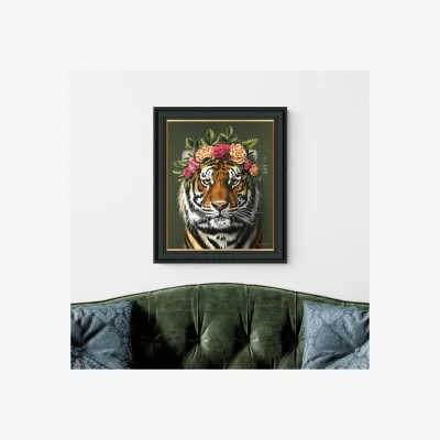 Dunelm Artko Empress Camellia by Sophie Kilpatrick Framed Print