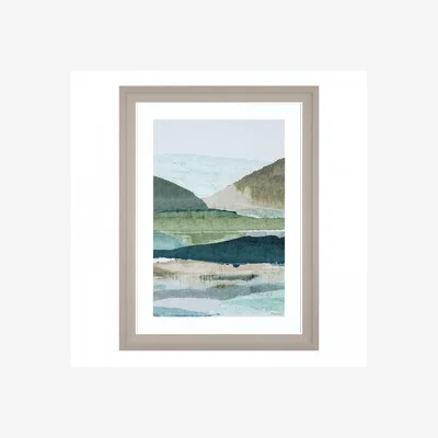 Dunelm Valley Light Framed Print