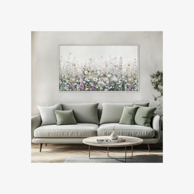 Dunelm Cedar & Sage Floral Cascade Framed Print