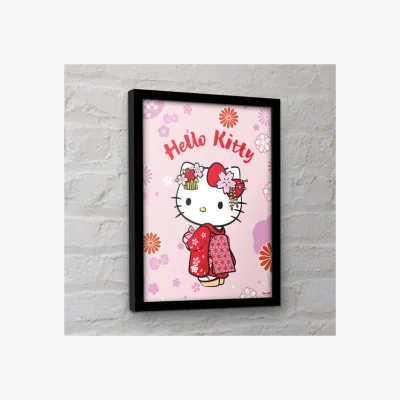 Dunelm Hello Kitty Kimono Collector Framed Print