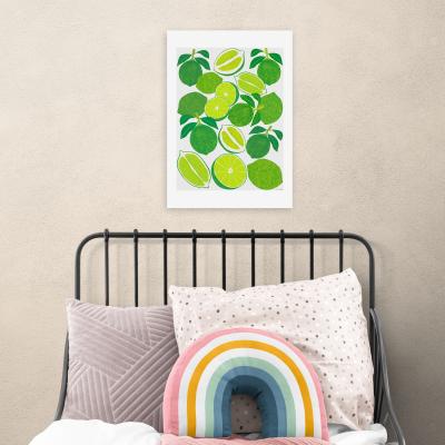 Dunelm East End Prints Lime Harvest Print Green
