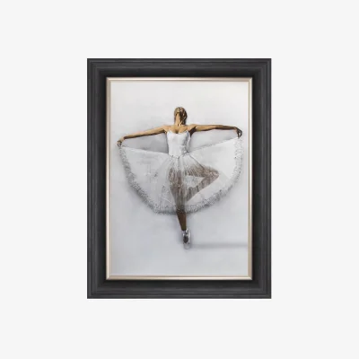 Furniture Village Ballerina Pique Framed Picture