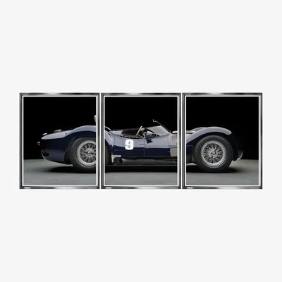 Furniture Village Maserati Birdcage Triptych Framed Art