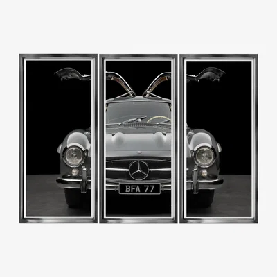 Furniture Village Mercedes Triptych Framed Art