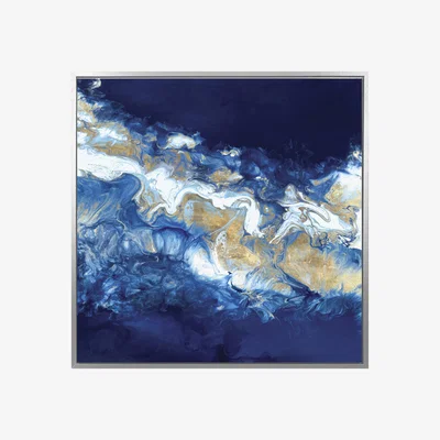 Furniture Village Into The Blue Framed Canvas