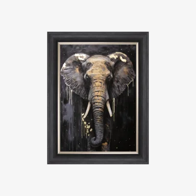Furniture Village Eddie Elephant Small Framed Picture