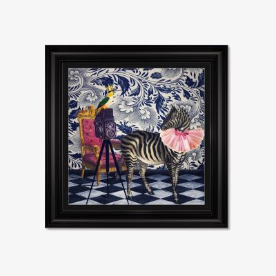 Furniture Village Zebra Picture Time Framed Art