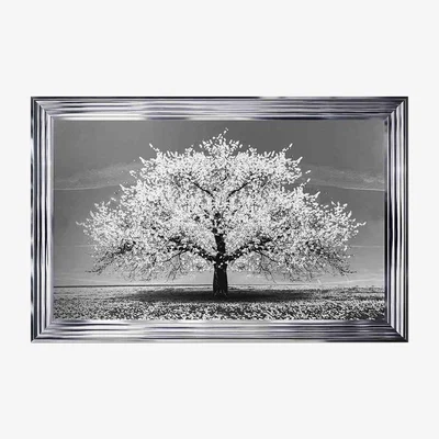 Furniture Village White Cherry Tree Framed Art