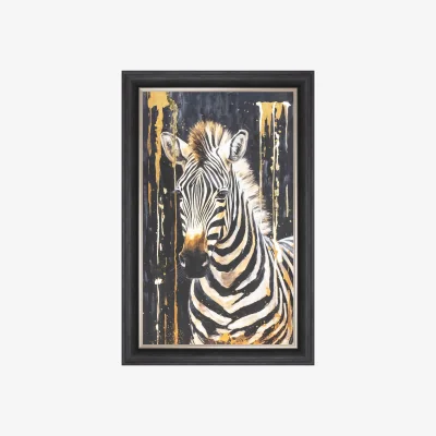 Furniture Village Ziggy Zebra Large Framed Picture