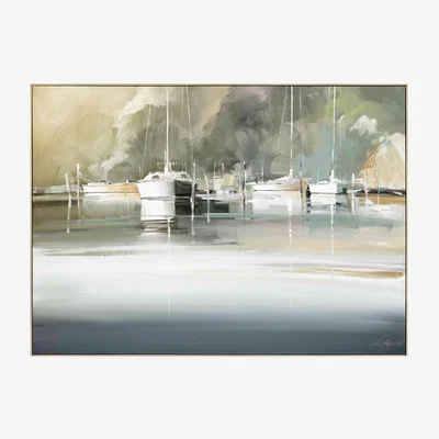 Furniture Village Marina Morning Framed Canvas