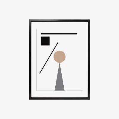 Furniture Village Geometry 1 Framed Art