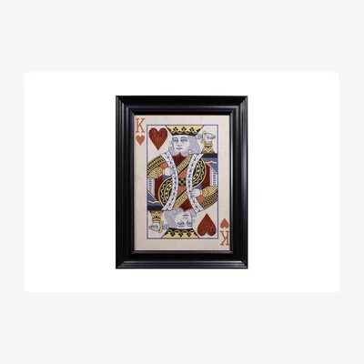 Furniture Village King of Hearts Framed Picture