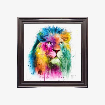 Furniture Village Multi Lion Framed Art