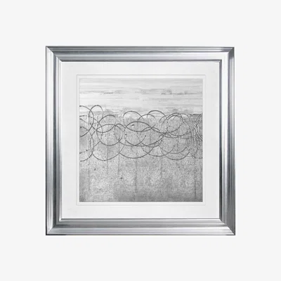 Furniture Village Silver Storm Framed Art