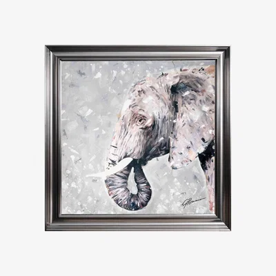 Furniture Village Ellie Elephant Framed Art - Grey