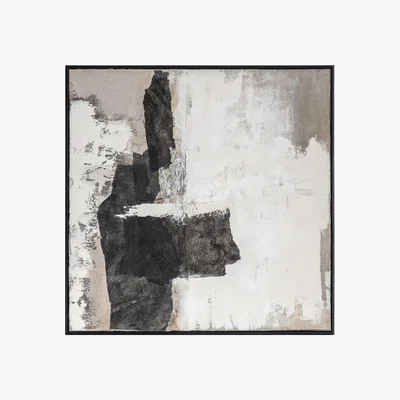 Furniture Village Rocks Point Abstract Framed Canvas