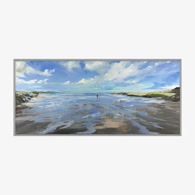 Furniture Village Low Tide Framed Canvas
