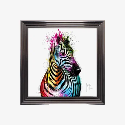 Furniture Village Multi Zebra Framed Art