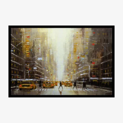 Furniture Village Golden Hour in the City Framed Picture