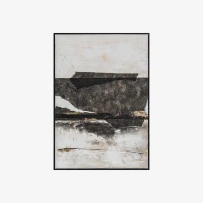 Furniture Village Cliffs Edge Abstract Framed Canvas