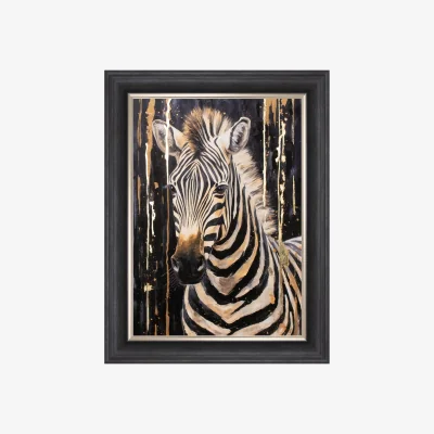 Furniture Village Ziggy Zebra Small Framed Picture