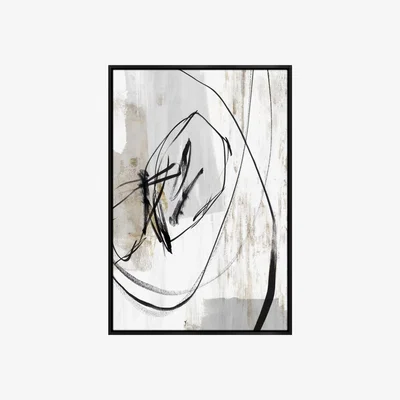 Furniture Village Indentation I Framed Canvas