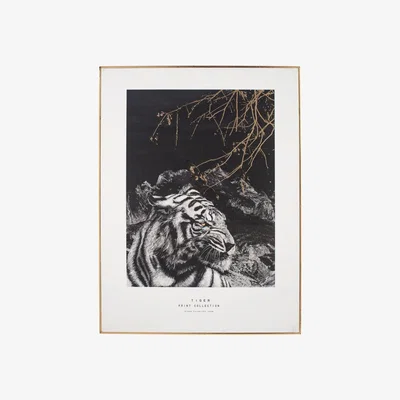 Furniture Village Mono Tiger Print Gold